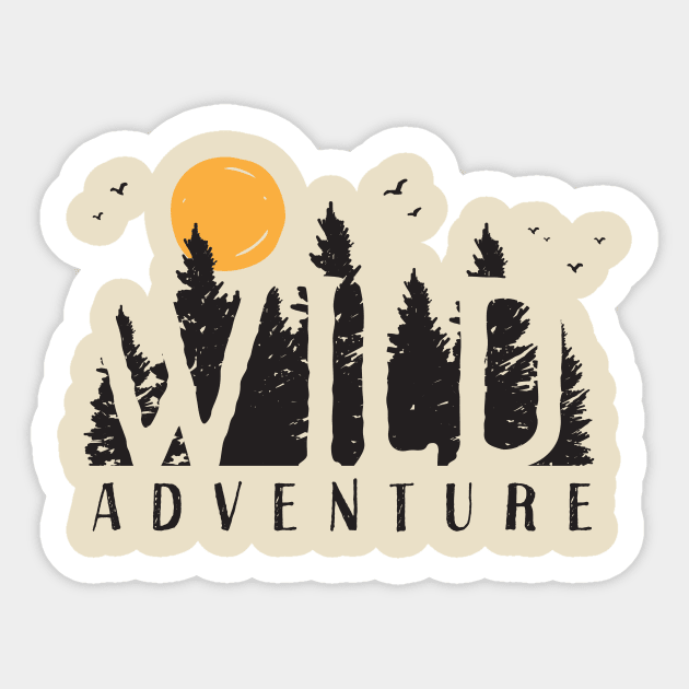 Wild Adventure Sticker by Wintrly